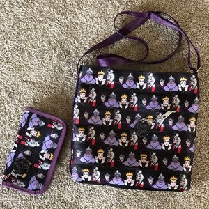Harveys retired Disney Villians crossbody & wallet